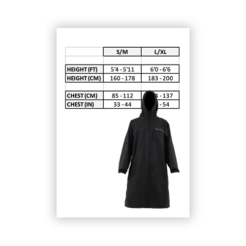 Changing Robe Size Chart