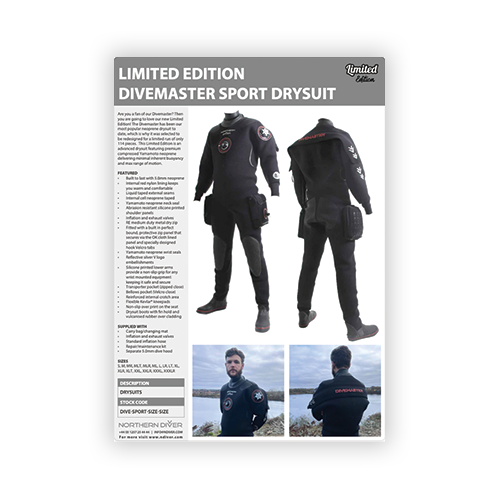 Limited Edition Divemaster Data Sheet