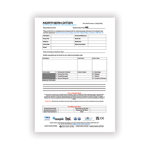 Returns Service Form