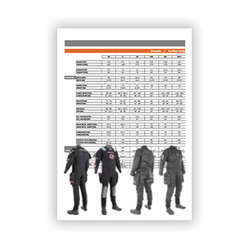 Suits Size Charts