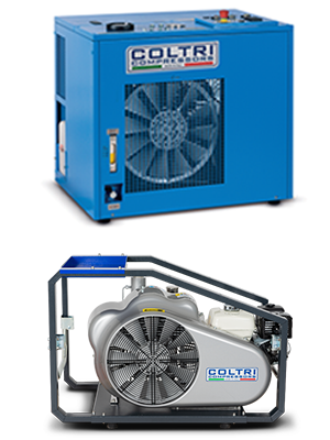 A complete range of compressors supplied by Northern Diver 